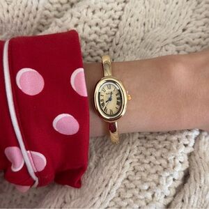 cute vintage gold watch bangle